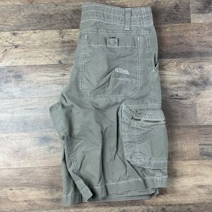 Kuhl Tan Crag Series Shorts Size 32 Born In The Mountains 11.5" Inseam FLAW